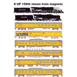 Union Pacific 150th Anniversary Train 8 magnets Andy Fletcher
