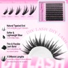 Yawamica Manga Lash Clusters Wispy Lash Extension Kit Spiky Fairy