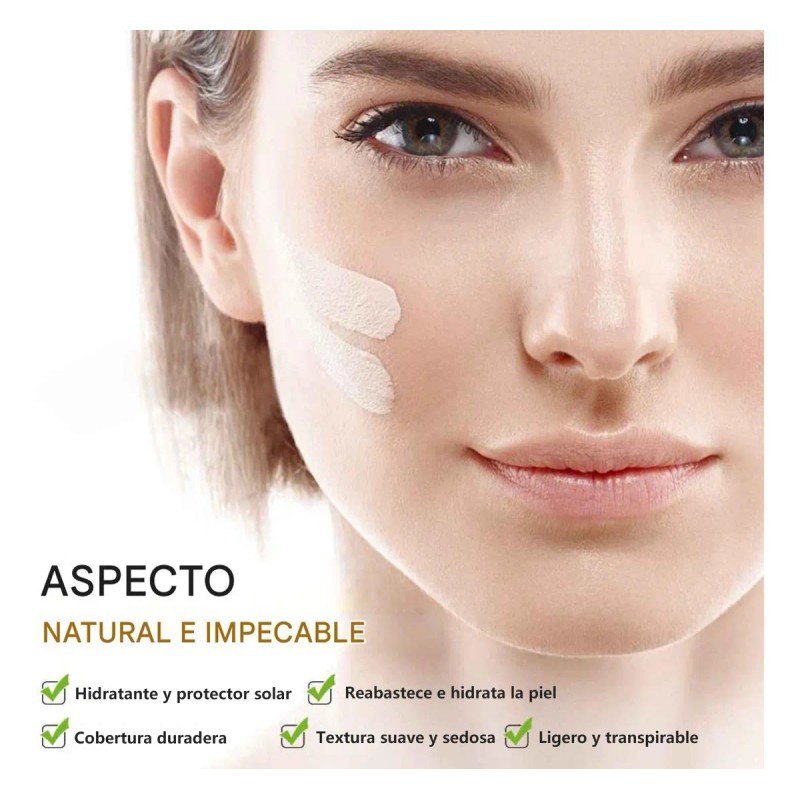 Aliver Base De Maquillaje Con Cambio De Color 2 Unidades