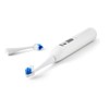 Smileactives Vibrite Sonic Electric Toothbrush Heads, 3 White/Blue Replacement Brush