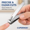 CUPERINOX Set mit 2 professionellen Pediküre-Nagelknipsern, robuster Edelstahl, präzise für