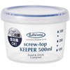 Iwasaki Industries B-2271KN Antibacterial Food Storage Container, Quick Open/Close, Screw