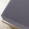 vidaXL 100% Cotton Jersey Fitted Bed Sheet, 140x200 cm, Anthracite