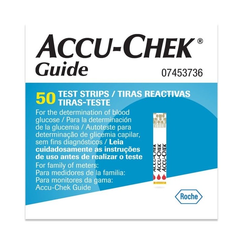 Tiras Accu-Check Guide - Caja con 50 Piezas