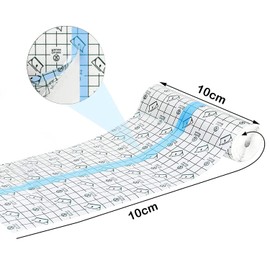 Aheagou Waterproof Shower Plaster, 10 cm x 10 m, Waterproof Transparent Bandage, Waterproof Tattoo Plaster for Sports, Swimming, Showers