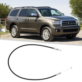 EATAKWARD 64680-0C010 Liftgate Tailgate Hatch Lock Cable, Control Door Cable Assembly Replacement for 2001-2007 Sequoia, Black, Lock Cable, Truck Tailgate Cables