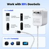 Gulfmew AC 24V Doorbell Transformer, 16.4 FT C Wire Doorbell