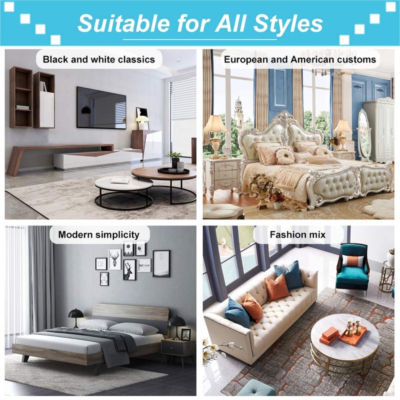 PERFETSELL 20 PCS Kitchen Door Knobs Stainless Steel Cupboard Handles