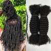 Springy Afro Twist Human Pre Separated Bulk Hair Extensions Mini
