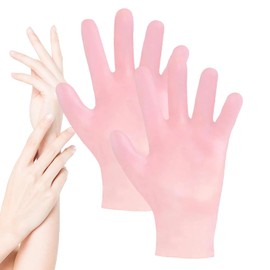 Guantes de loción | Guantes de silicona para humedad, y lavables, Guantes para dormir Crema hidratante Cuidado de manos Dedos Mujeres Hombres