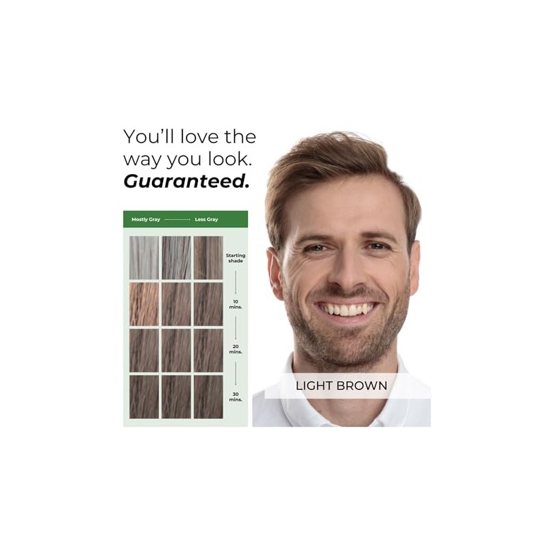 SIMPLER HAIR COLOR Kit Para Hombre Para Una Cobertura Total