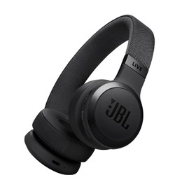 JBL Live 670NC - Wireless On-Ear Headphones with Adaptive Noise Cancelling with Smart Ambient, Up to 65H battery life with speed charge, Lightweight, comfortable and foldable design (Black) (Renewed)