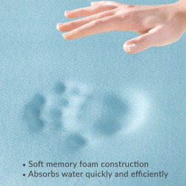 Laural Home Penelope's Poppies Memory Foam Rug Multicolor 21x34