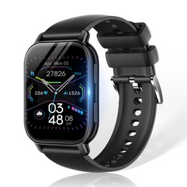 Smartwatch, 1.85 Inch Large Screen, Bluetooth 5.3, Call Function, Smartwatch, Compatible with iPhones, Android Compatible, Pedometer, Wristwatch, Sports Watch, Various Exercise Modes, Calls/Message