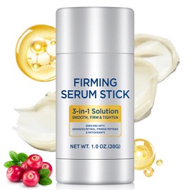 Retinol Firming Serum Stick for Face, Neck & Body – 3-in-1 Firming for Wrinkles, Smooths & Tightens Skin – All Skin Types, 1 Oz