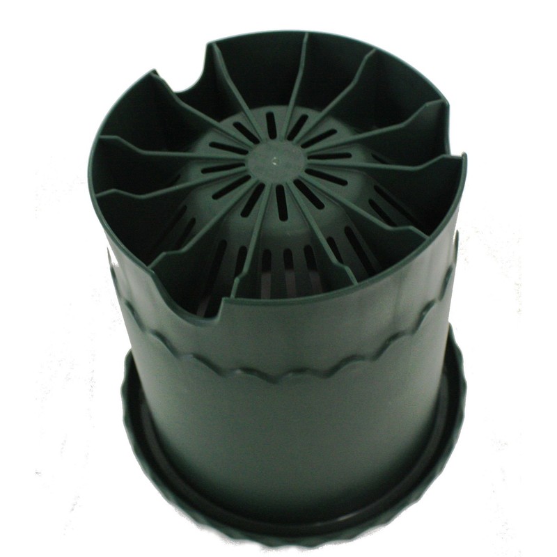 Richell Rose Pot, No. 8, Dark Green