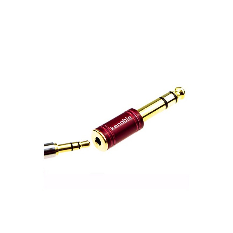 kenable PRO Metal 6.35mm Stereo Jack Plug to 3.5mm Jack