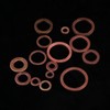 150pcs Metric 15 Sizes Copper Flat Washers Gaskets Assortment Set