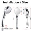 NOSAME Shower Head, Filter Filtration High Pressure Water Saving 3