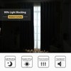 Solid Grommet Thermal Insulated Blackout Curtains for Living Room/Patio, Noise