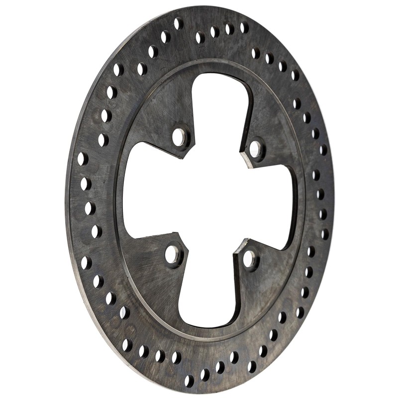NICHE Rear Left Brake Rotor Pad Kit Semi Metallic For