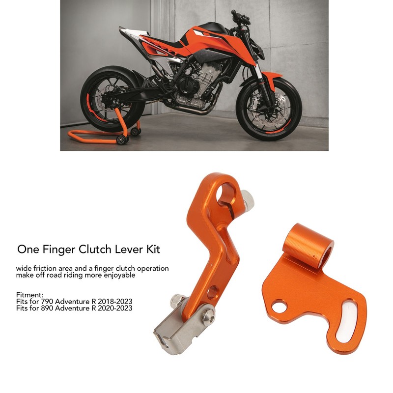 One Finger Clutch Lever Kit Aluminium Alloy Pull Clutch Actuator