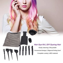 16pcs Hair Dye Coloring Kit, Hair Dye Brush and Bowl Set, Hair Coloring Ear Covers, Hair Dye Tools, DIY Beauty Salon Tool Kit, for Salon Hair Coloring Bleaching