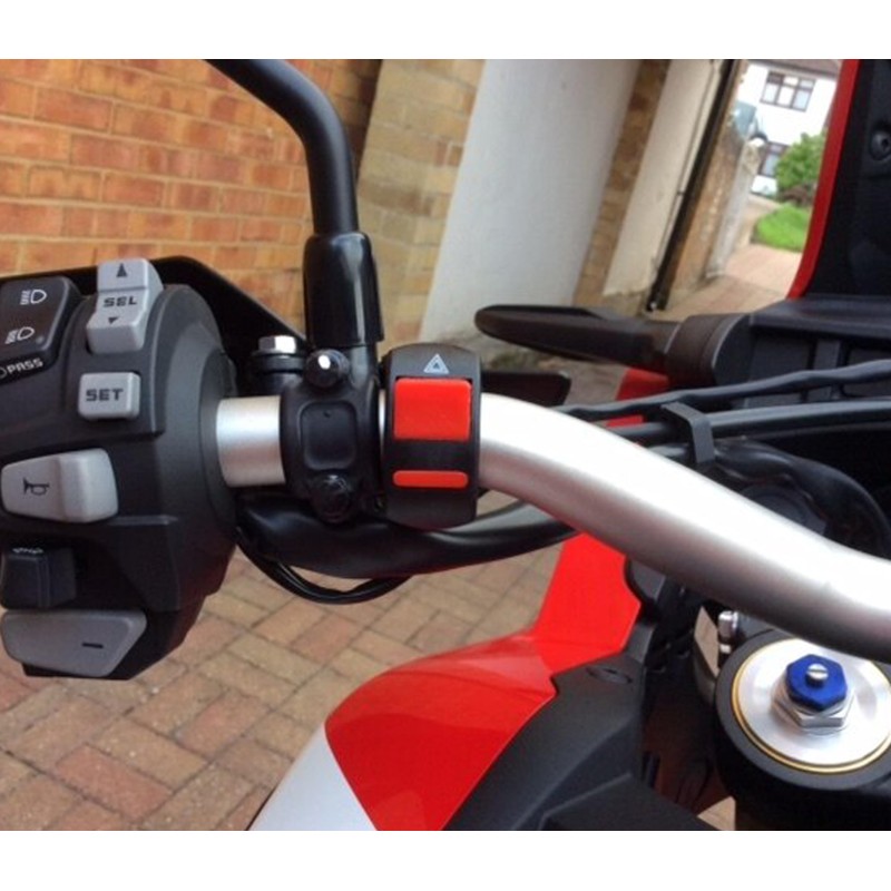 Motorbike Hazard Warning Light Switch - Universal Fit for 22mm