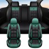 Xiangta Green Leather Seat Cover Universal Full Set Seat Covers