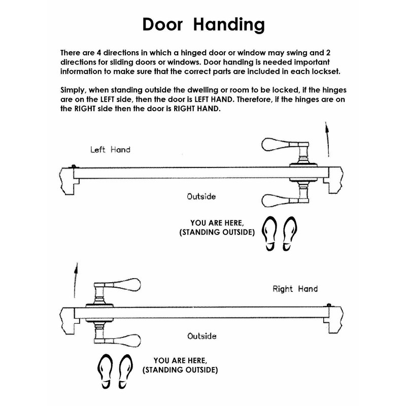 FPL Bordeaux Passage Right Hand Lever Set - White Powder