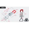 FregocS TCP-PL-20 Toggle Clamp Pull Type, Convenient Set of 3,
