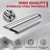 LCGP 3" Inlet Exhaust Tips, 3" Inlet x 3.5" Outlet