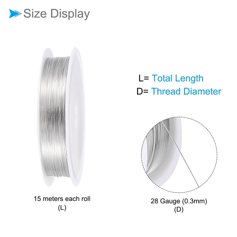 CoCud CCTV01: Copper Wire 28 Gauge Diameter 0.3mm Length 15m