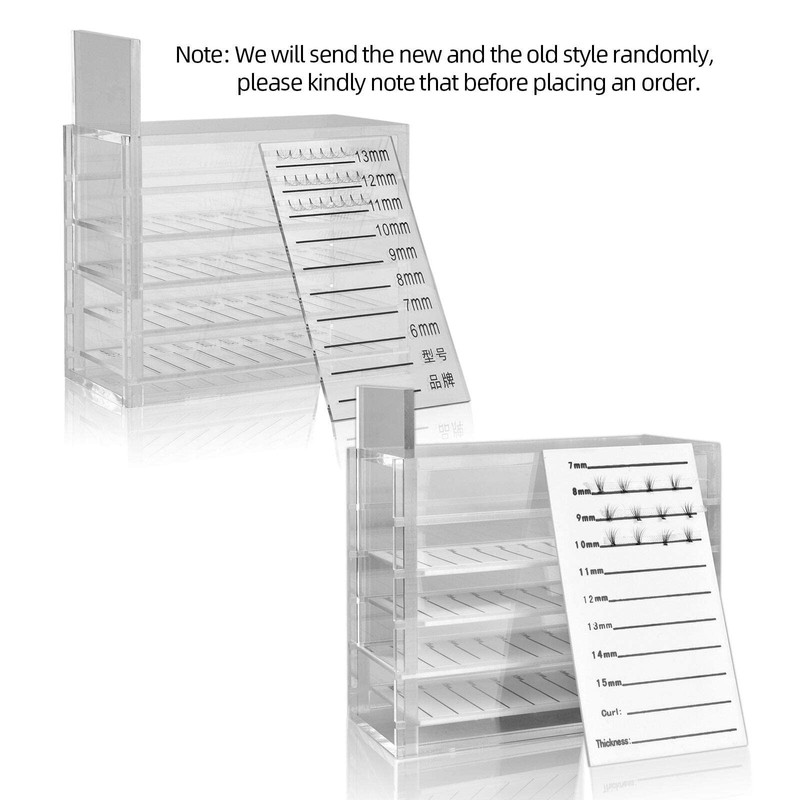 ATOMUS 5 Layers Acrylic Eyelash Storage Box Makeup Organiser False