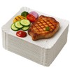 Paper Plates 14 x 20 cm Pack of 50 Rectangular