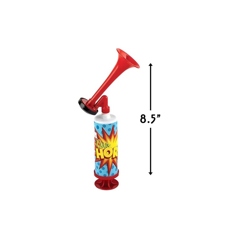 Rhode Island Novelty 8.5 Inch Mini Pump Air Horn, One