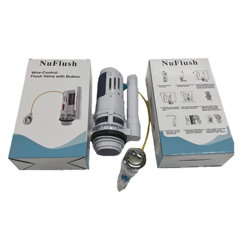 2.5 inch Adjustable Flush Valve and Adjustable Tower Fill Valve