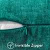 JOTOM Chenille Cushion Covers 30x50 cm Soft Teal Decorative Throw
