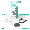 MagSafe Compatible Thin Wireless Charger, MagFusion Aura LC-MC10, Gray, Qi2,