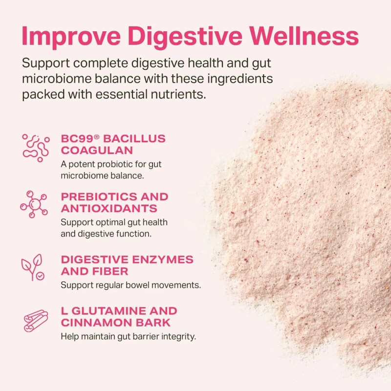 Proper The Pinks Digestion and Bloat Relief. Drink Mix with