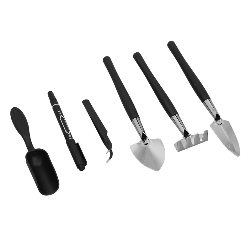 18pcs Succulent Plant Tools Set with Tea Spoon Curved Tweezer