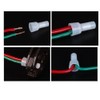 Ruidee 250pcs Closed End Crimp Connector Nylon Wire Crimp Cap