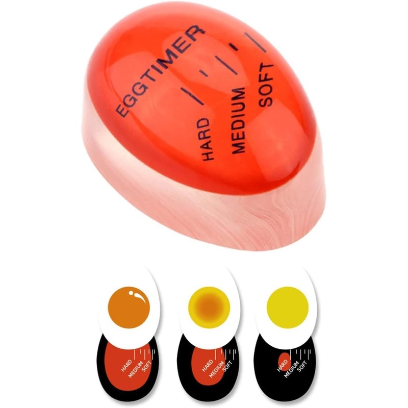 Egg Timers for Boiling Eggs, Colour Changing Easy to Read