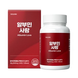 Doctor Okay Dr. OK Albumin Love High-Dose Albumin Nutritional Supplement 60 tablets, 10 units / 닥터오케이 알부민사랑 고함량 먹는 알부민 영양제 60정, 10개
