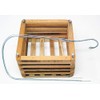 Slat Vanda Orchid Basket. Cedar. 8 Inch with 20 inch