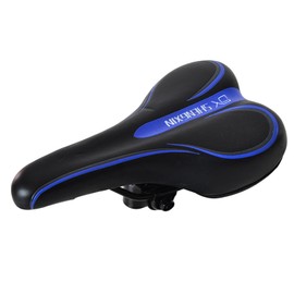 Gel Bike Saddle - Anti-Shock Comfort Seat for Mountain & Road Bikes, Waterproof Padded Saddle with Ergonomic Design (UK Weatherproof)