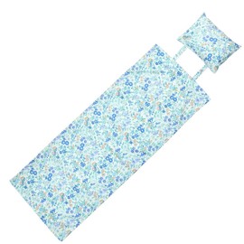 GORGECRAFT Beach Sling Chair Replacement Canvas 55.5x17 Inch Chair Cloth Lounge Chair Fabric Reclining Sling Replacement with Pillow for Garden Courtyard Camping Chairs Sun Loungers Blue Purple Print