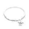 Rosemarie Collections Women's Daughter's Blessing Angel Stretch Bangle Bracelet