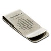 Stainless Steel Trust in the Lord Proverbs 3:5-6 Money Clip