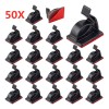 Estuchelandia 50 Pzs Clip Organizador Ajustable Cables Autoadhesivo Sosten